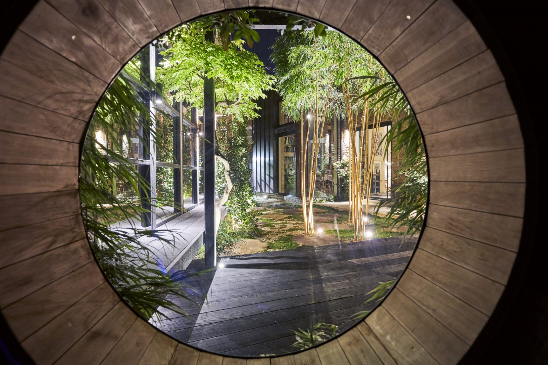 Window through to garden