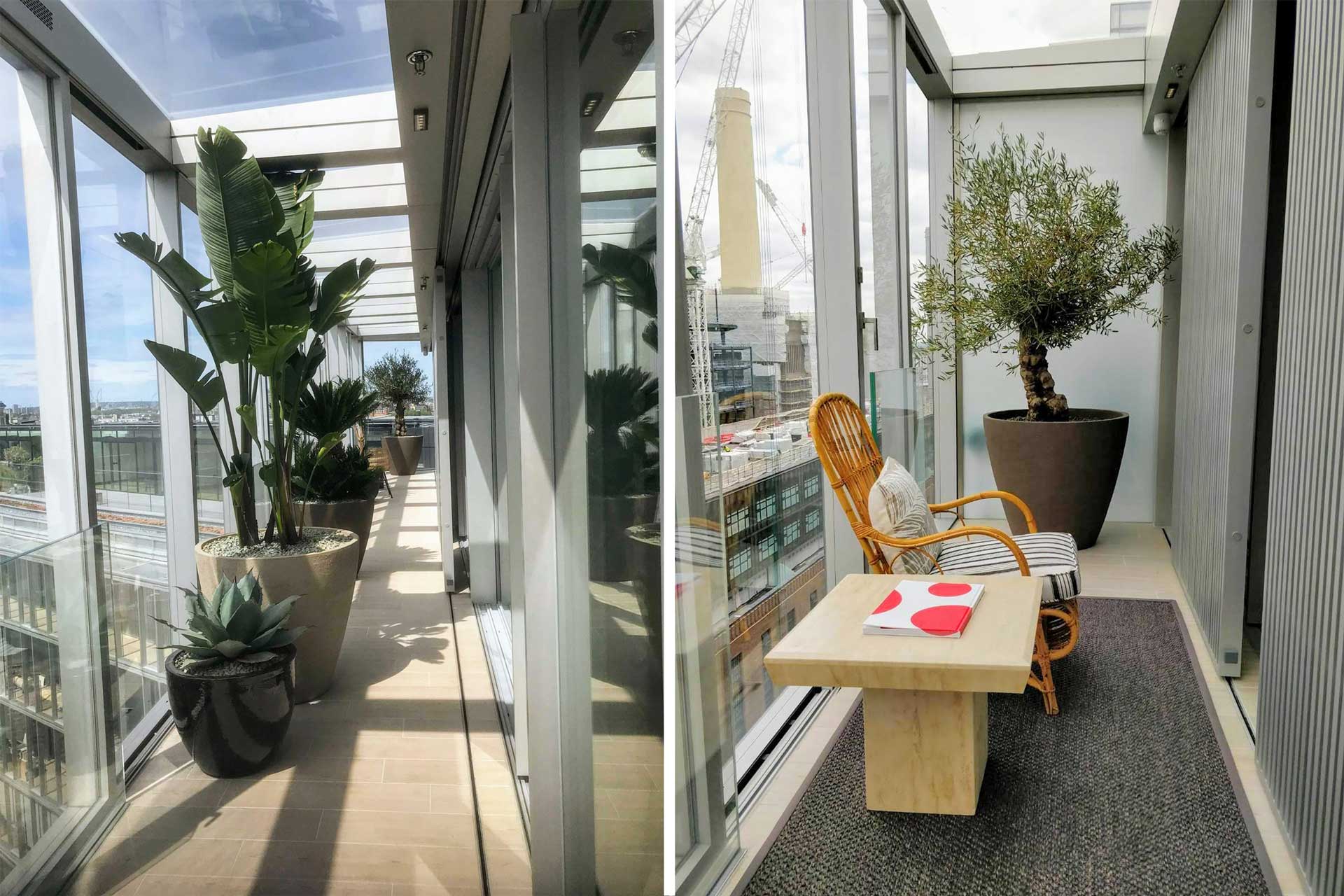 internal and external plant installations