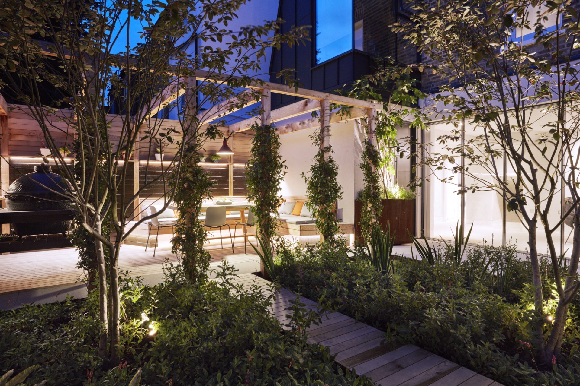 Outside garden space